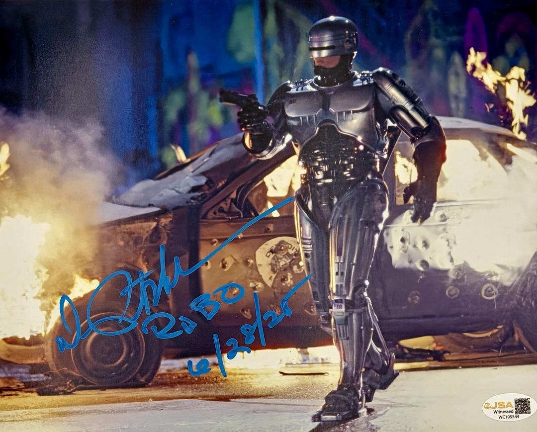 Peter Weller signed 8x10 (Robocop) - JSA COA